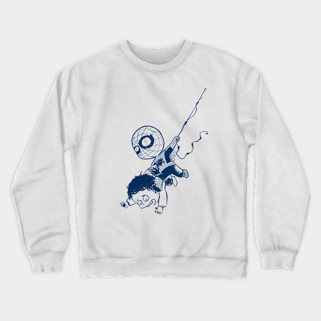 Hang-on buddy Crewneck Sweatshirt by peyi_piye